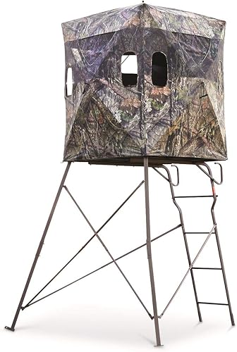 Guide Gear 6 Foot Tripod Hunting Tower Blind, 2-Man Stand Elevated, Hu — Real-world performance testing in action