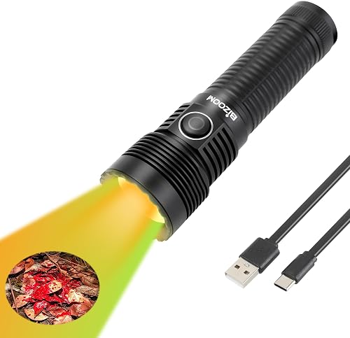 BIZOOM Rechargeable Blood Tracking Light for Hunting, Blood Tracker Fl — Complete testing methodology overview
