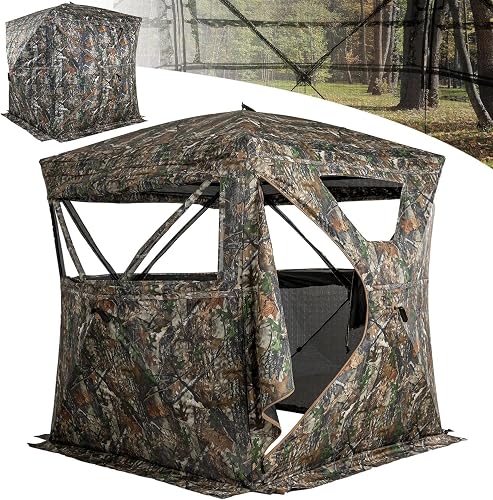 Lenotos Hunting Blind 270° See Through, Low-Noise 2-3 Person Pop Up De — Complete testing methodology overview