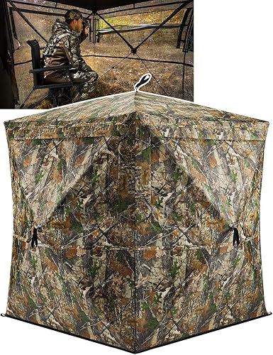 TIDEWE Hunting Blind 270°See Through with Carrying Bag for Turkey Hunt — Real-world performance testing in action