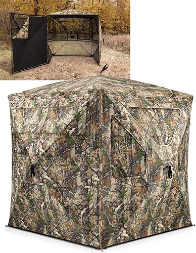 TIDEWE Hunting Blind 360°See Through with Large Open Door, Pop Up Grou — Complete testing methodology overview